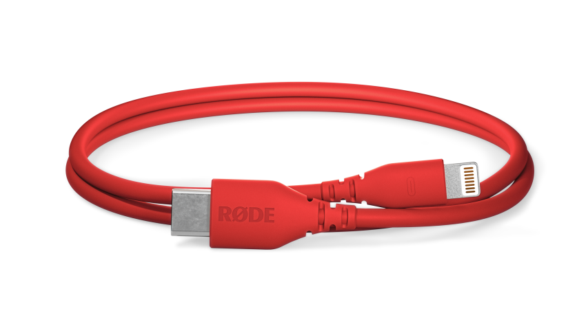 RODE SC21 - Czerwony Kabel USB-C - Lightning 30cm