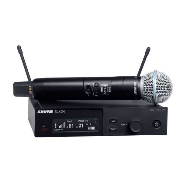 Shure SLXD24E/B58-J53 - cyfrowy mikrofon bezprzewodowy do ręki