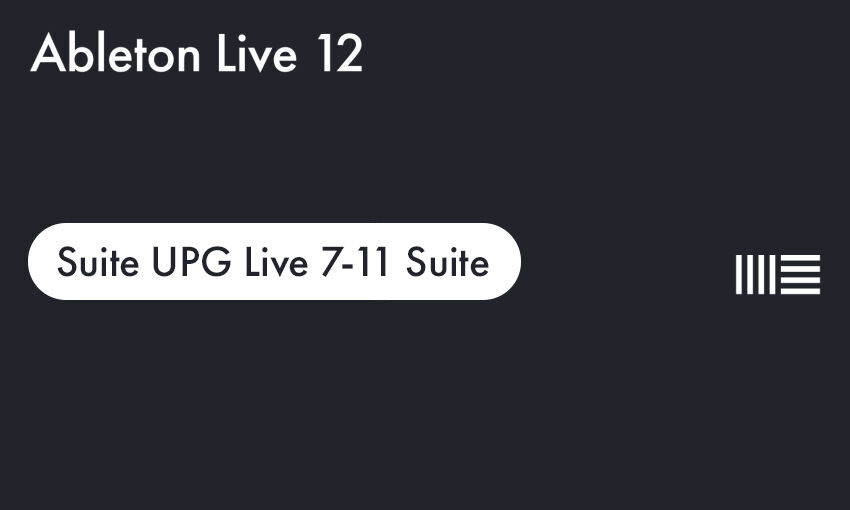 Ableton Live 12 Suite UPGRADE z Live 7-11 Suite (DIGI)