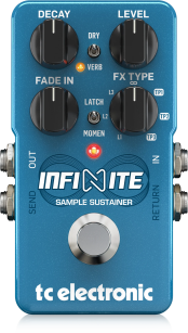 TC Electronic INFINITE SAMPLE SUSTAINER - Efekt typu sustainer