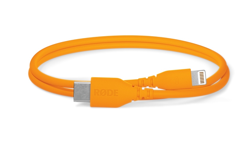 RODE SC21 - Pomarańczowy Kabel USB-C - Lightning 30cm