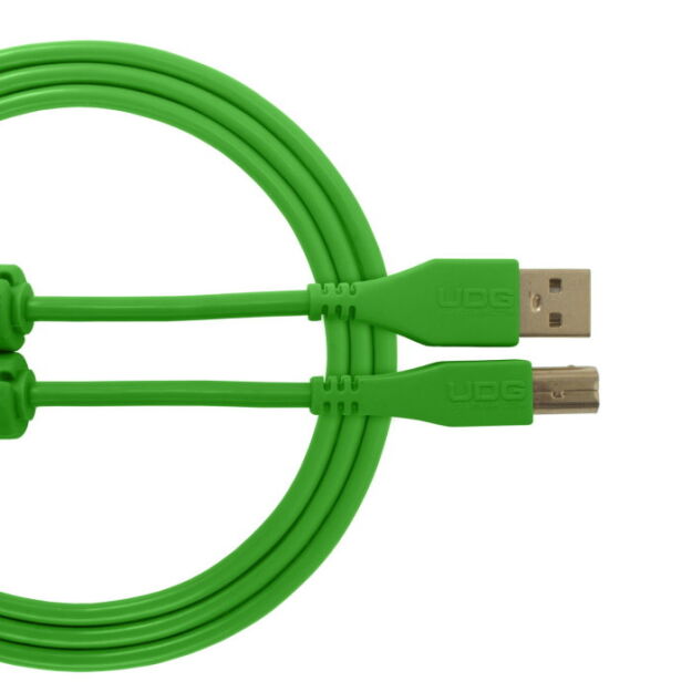 Kabel USB UDG Ultimate Audio Cable USB 2.0 A-B Green Straight 3m (prosty) U95003GR