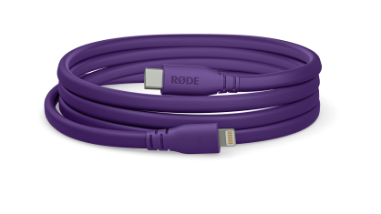 RODE SC19 - Fioletowy Kabel USB-C na Lightning o długości 1,5 metra