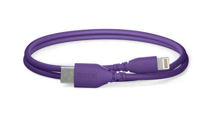 RODE SC21 - Fioletowy Kabel USB-C - Lightning 30cm