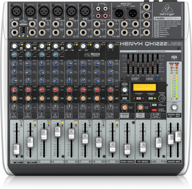 Behringer QX1222USB - Mikser audio