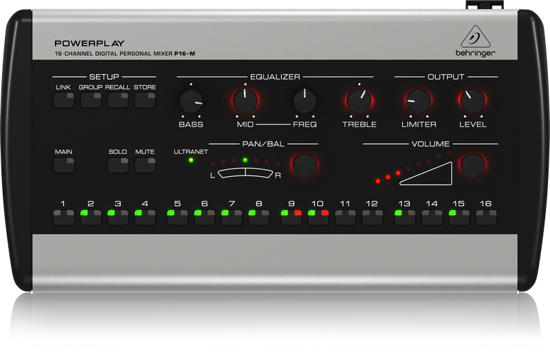 Behringer P16-M - 16-kanałowy cyfrowy mikser osobisty