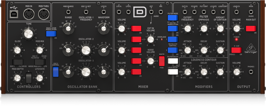 Behringer MODEL D - Syntezator analogowy