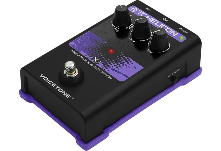 TC Helicon VoiceTone X1 - Efekt Megafon/Distortion