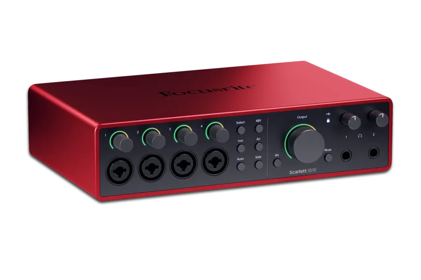 Focusrite Scarlett 18i16 4th Gen - Interfejs audio - 3 LATA GWARANCJI