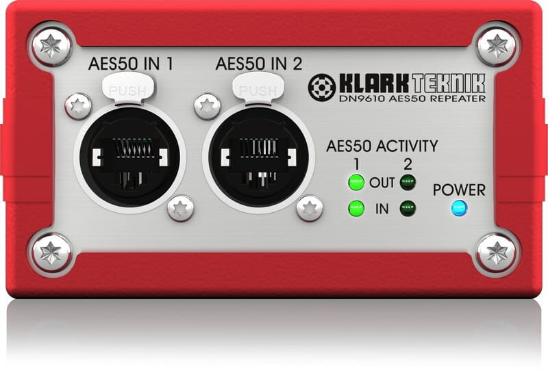 Klark Teknik DN9610 - Podwójny regulator sygnału do 100 m