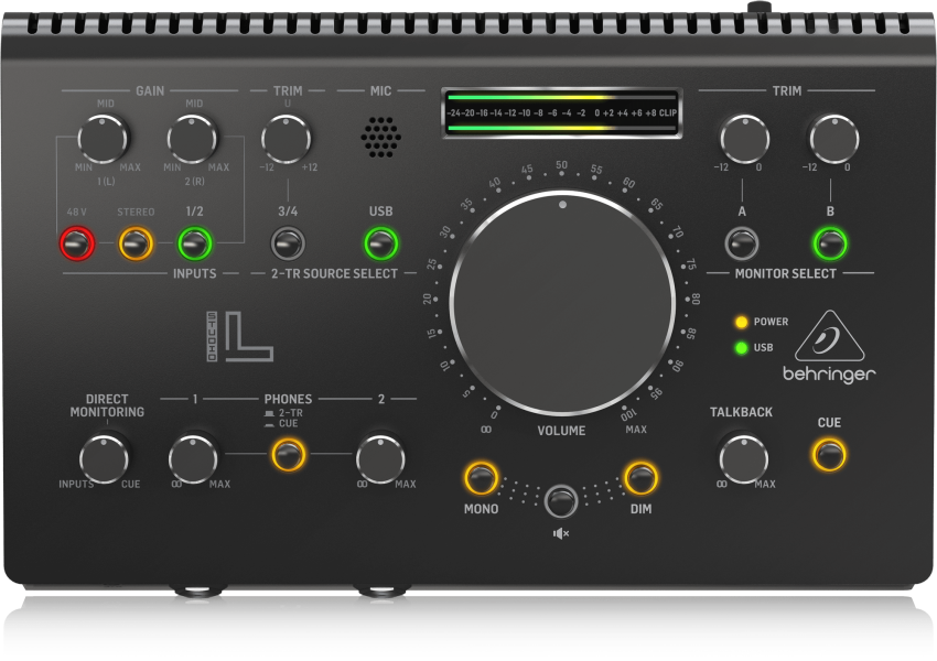 Behringer STUDIO L - Interfejs audio USB 2x2 z kontrolerem monitorów