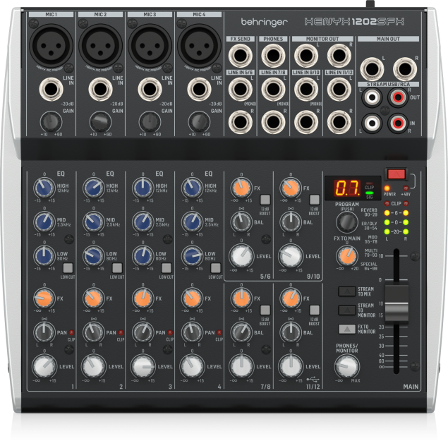 Behringer XENYX 1202SFX - Mikser audio