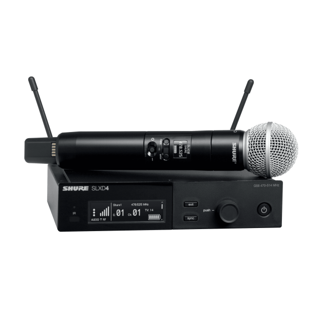 Shure SLXD24E/SM58-J53 - cyfrowy mikrofon bezprzewodowy do ręki