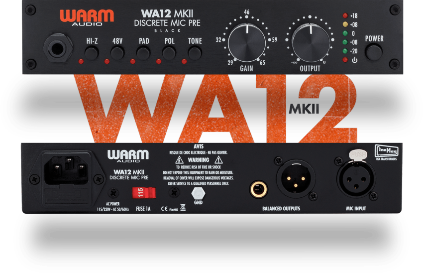 Warm Audio WA12 MKII Black