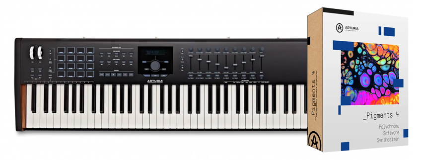 Arturia KeyLab 88 MkII Black + PIGMENTS Gratis !!