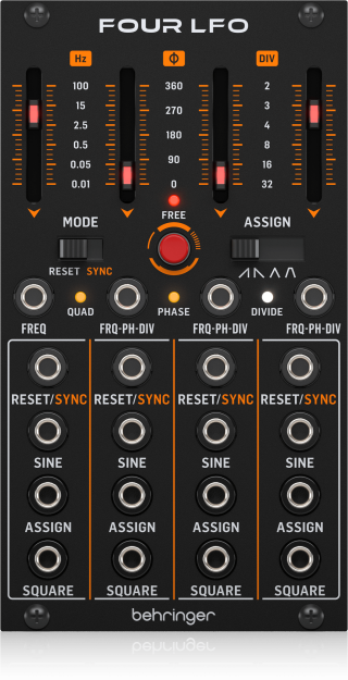 Behringer FOUR LFO - Moduł syntezatora modularnego