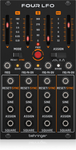 Behringer FOUR LFO - Moduł syntezatora modularnego