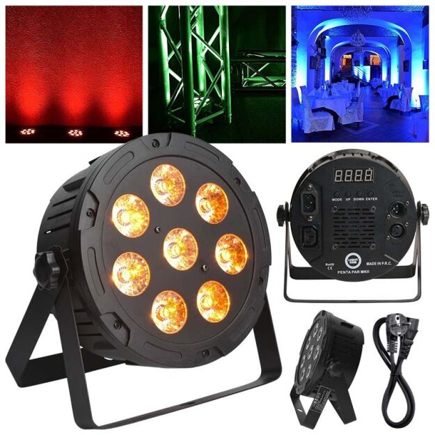 LIGHT4ME PENTA PAR 8x12W MKII RGBWA