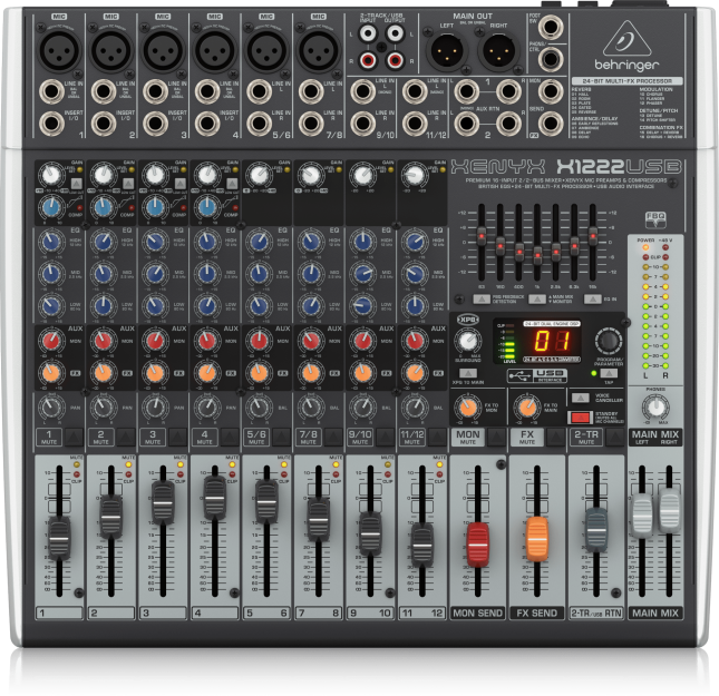 Behringer X1222USB - Mikser audio