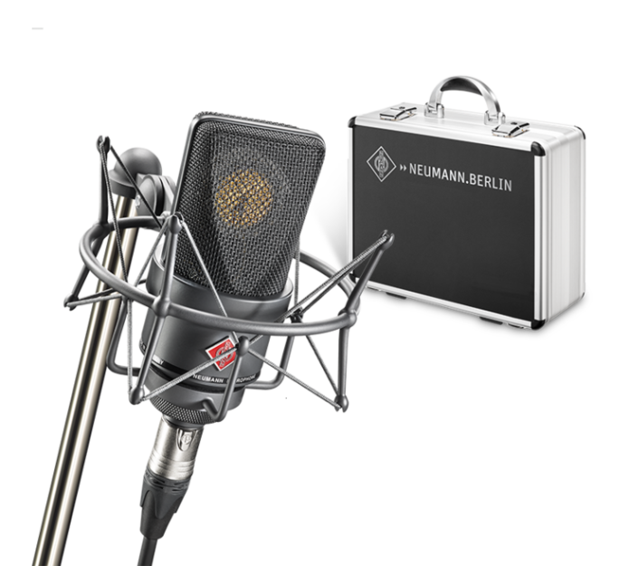 Neumann TLM 103 mt Mono Set - pojemnościowy mikrofon studyjny z koszykiem i walizką wersja czarna