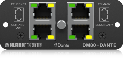 Klark Teknik DM80-DANTE - Karta rozszerzeń DANTE/ULTRANET