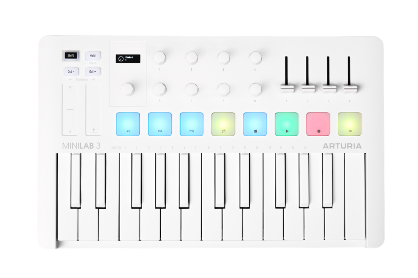 Arturia MiniLab 3 Alpine White