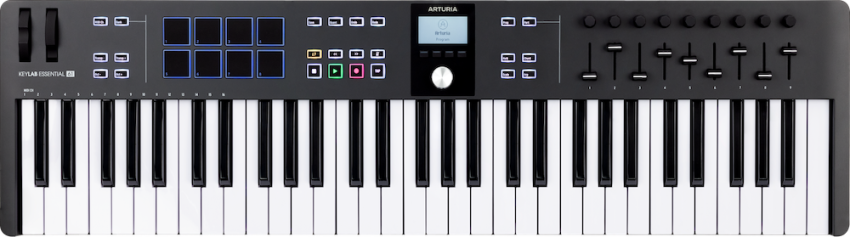 Arturia KeyLab Essential 61 MK3 Black