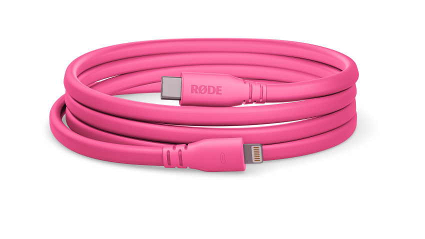 RODE SC19 - Różowy Kabel USB-C na Lightning o długości 1,5 metra