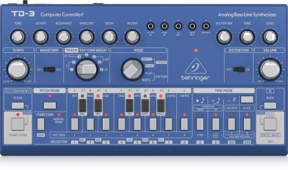 Behringer TD-3-BU - Syntezator linii basowej niebieski