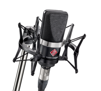 Neumann TLM 102 mt Studio Set - czarny mikrofon pojemnościowy z uchwytem z uchwytem