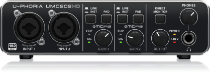 Behringer UMC202HD - Interfejs audio