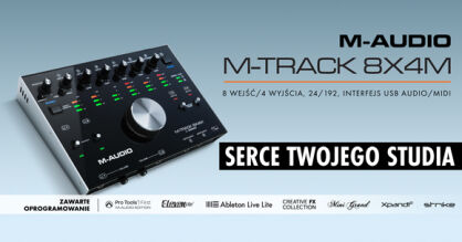 Nowy interfejs audio M-Track 8x4M