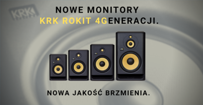 KRK ROKIT G4 – Nowa, czwarta generacja monitorów odsłuchowych!