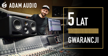 5 lat gwarancji na monitory ADAM AUDIO