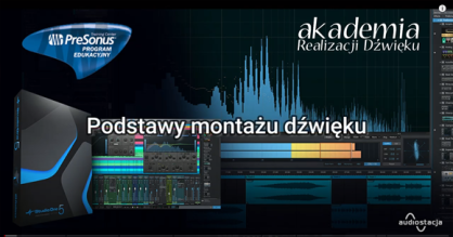 PreSonus Studio One | Podstawy montażu dźwięku